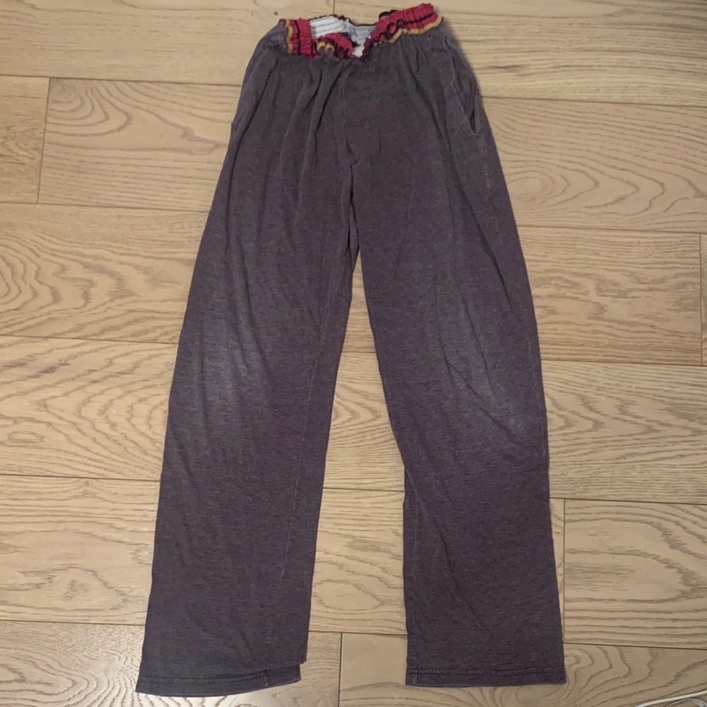 New Balance Gray Sweatpants with Red Accents